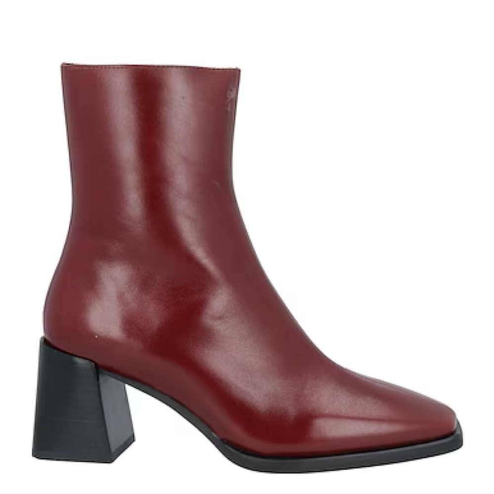 Jeffrey Campbell Sherpal square toe and block stylish Brown Boots ... Size 9